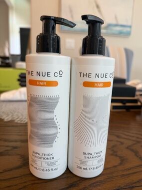 The Nue Co…Shampoo and Conditioner. Density and thickening.